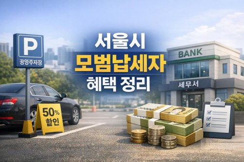 서울시 모범납세자 혜택 한 번에 정리, 주차부터 금융 우대까지 생활에 바로 쓰는 팁
