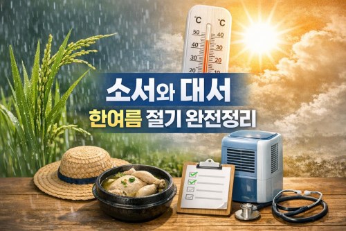 소서와 대서 한여름을 여는 작은 더위와 가장 뜨거운 날