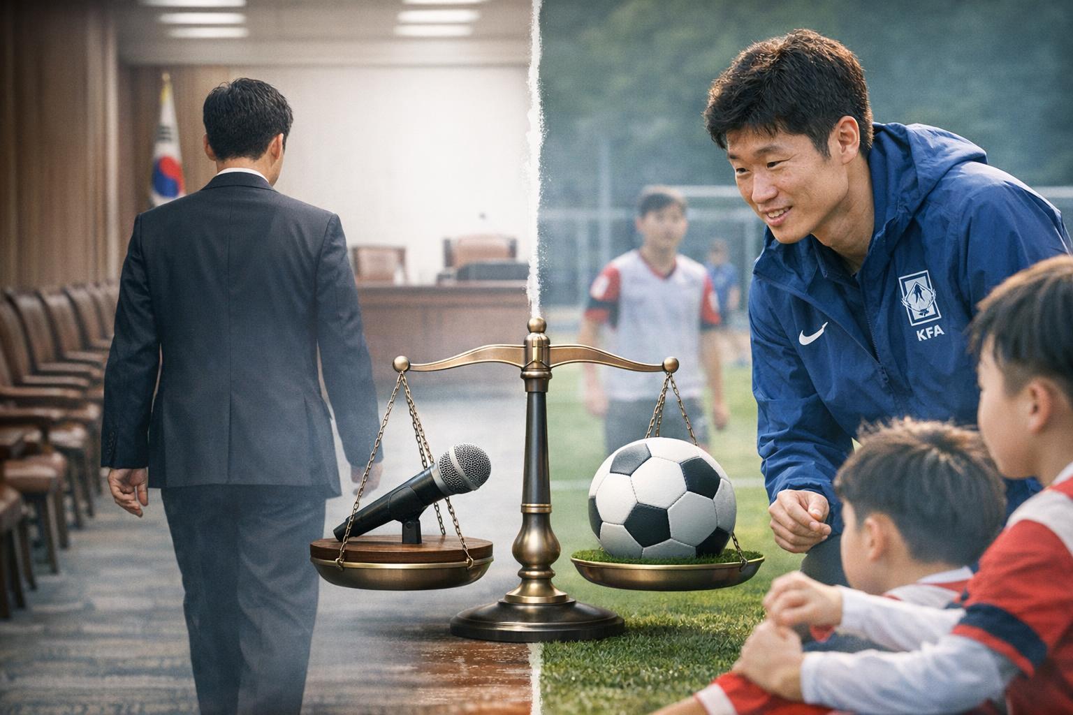 박지성이 청문회 불참을 직접 밝혔다 말보다 제도를 택한 이유