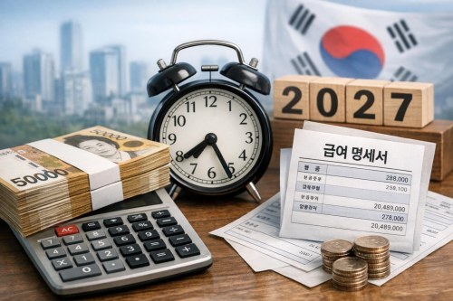 2027년 최저시급 1만700원 확정, 주휴 포함 월 223만 6,300원까지 계산 끝