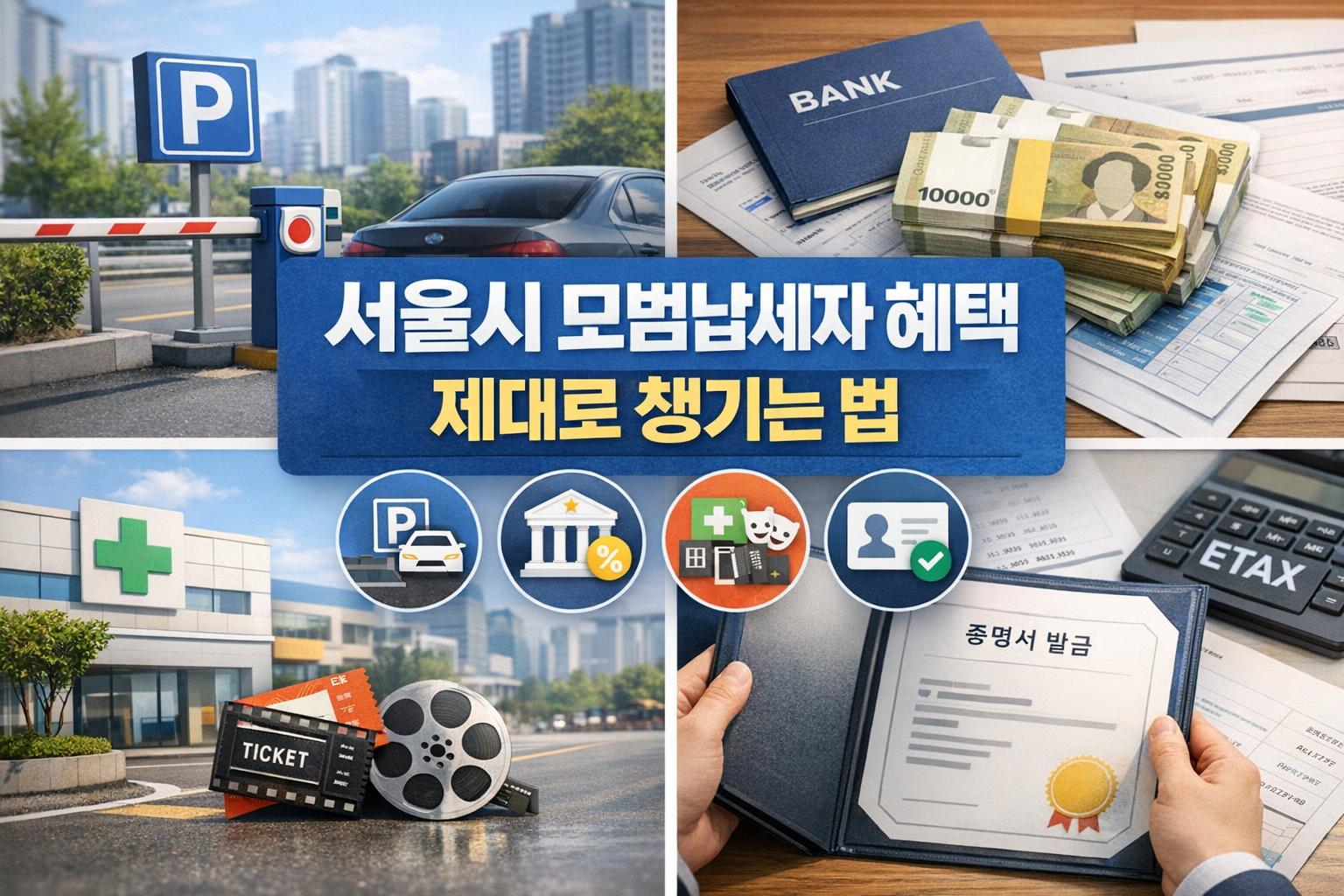 서울시 모범납세자 혜택 제대로 챙기는 법, 올해 바뀐 포인트까지 담아봅니다