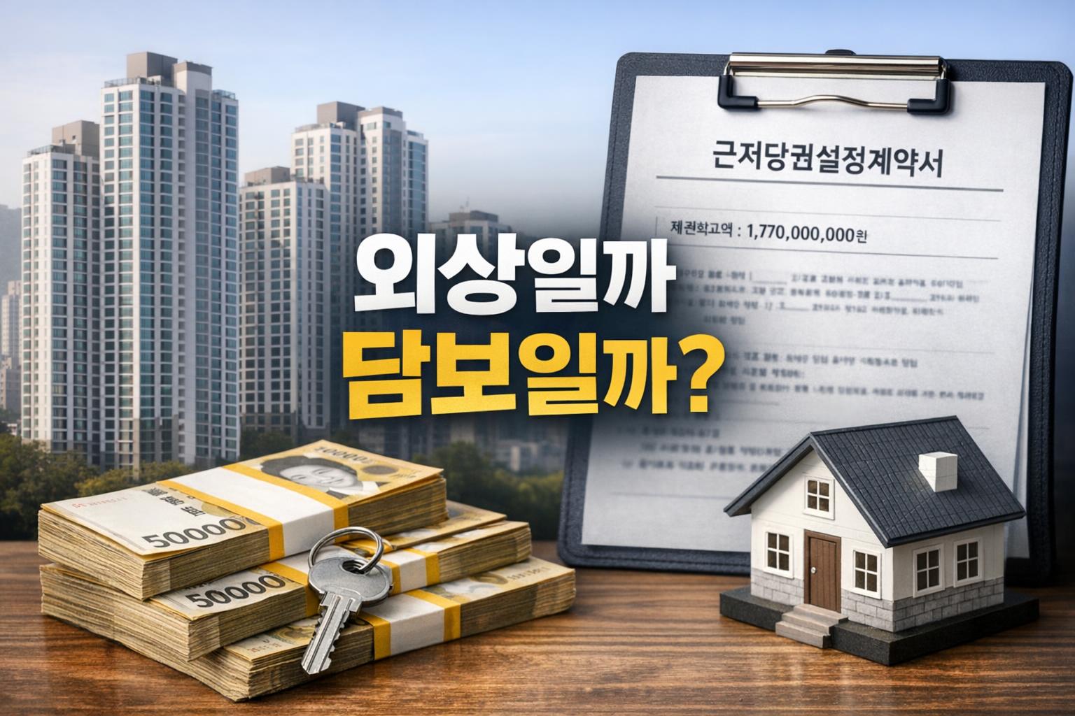 분당 아파트 29억 거래에 달린 17.7억 근저당, 외상일까 담보일까 헷갈릴 때 읽는 실전 정리